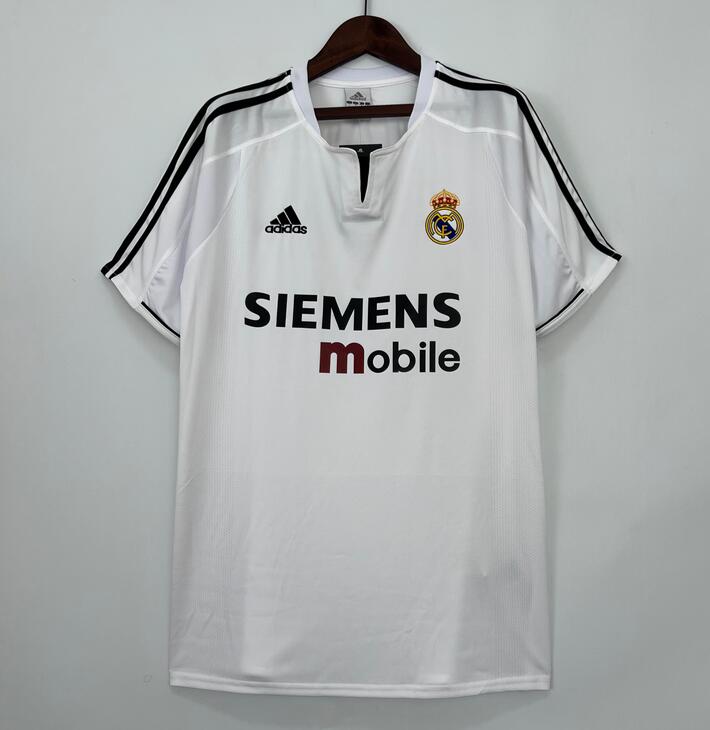 2003/04 Real Madrid Retro Kit Home Soccer Jersey